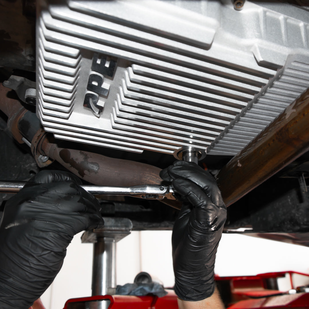 PPE 2005-2019 Jeep/Dodge/Chrysler w/ WA580, W5A580, NAG1 Transmission Heavy-Duty Cast Aluminum Transmission Pan