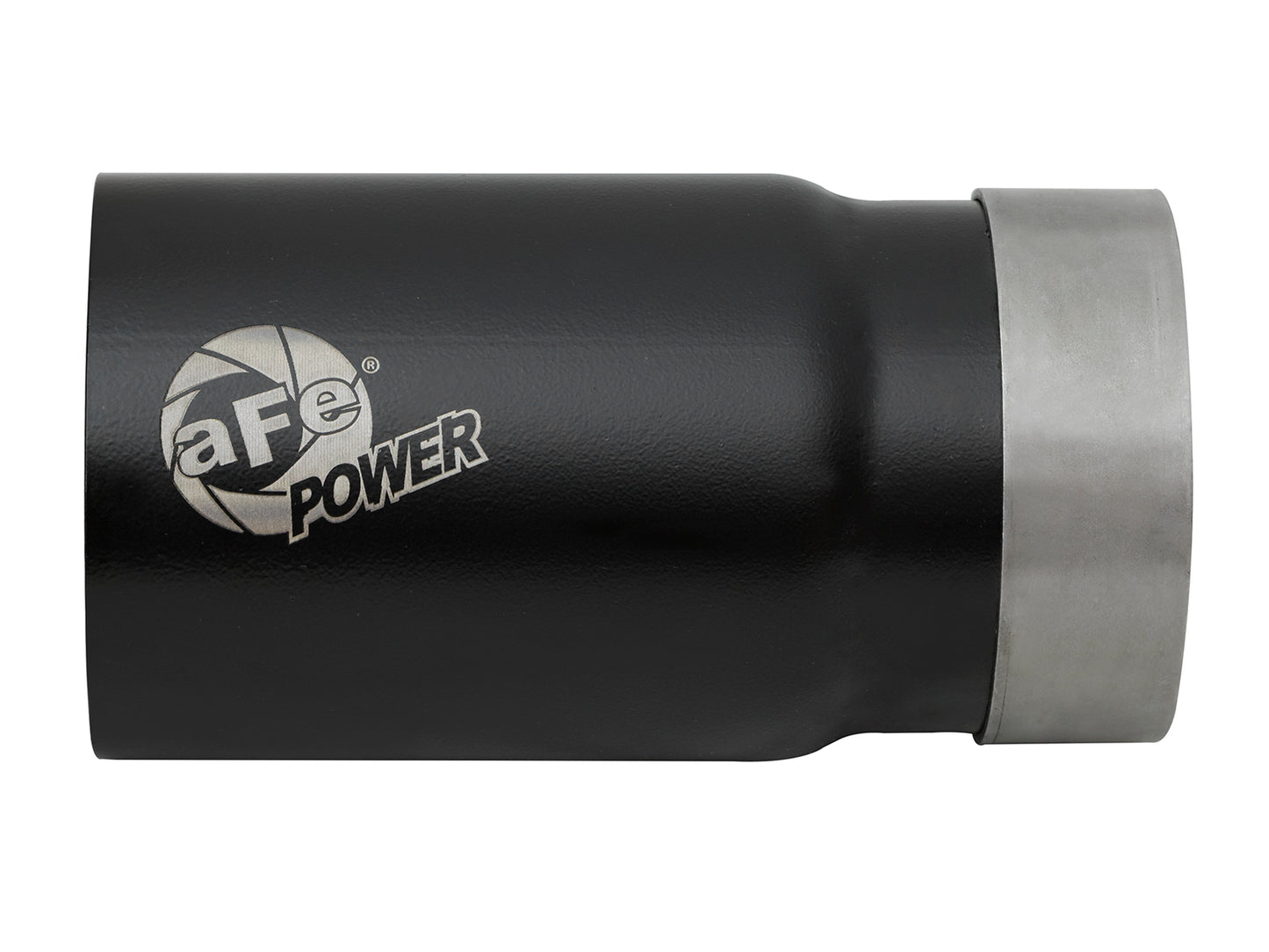aFe MACH Force-Xp Stainless Steel Clamp-on Exhaust Tip Black Right Side Exit