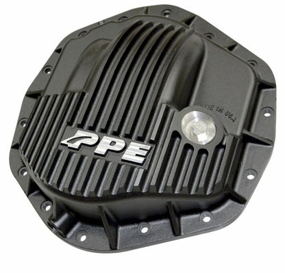 PPE Heavy Duty Cast Aluminum Rear Differential Cover GM/Ram 2500/3500 HD Black