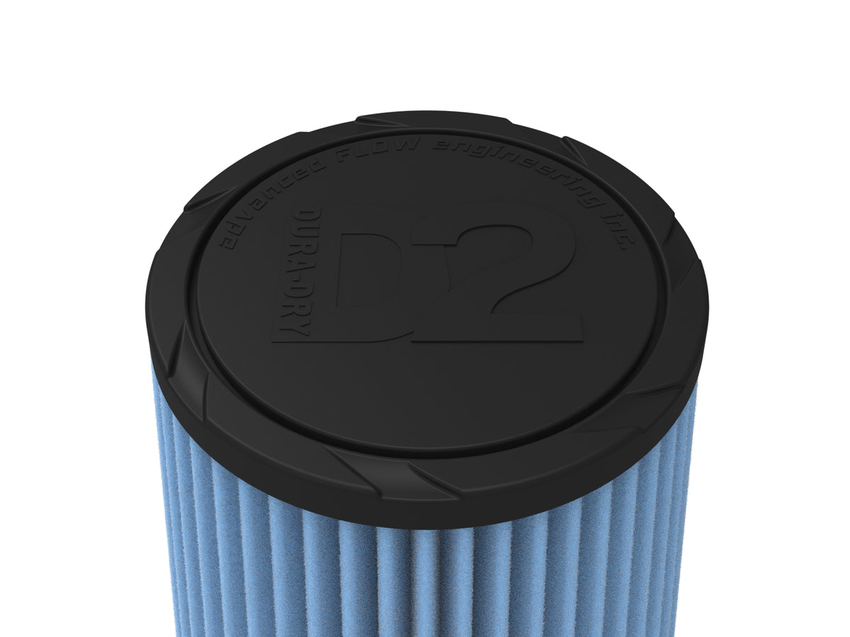 aFe Universal Clamp-On Air Filter w/ D2 Dura-Dry Media - 21-40011V