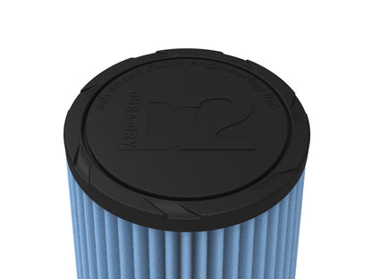 aFe Universal Clamp-On Air Filter w/ D2 Dura-Dry Media - 21-40011V