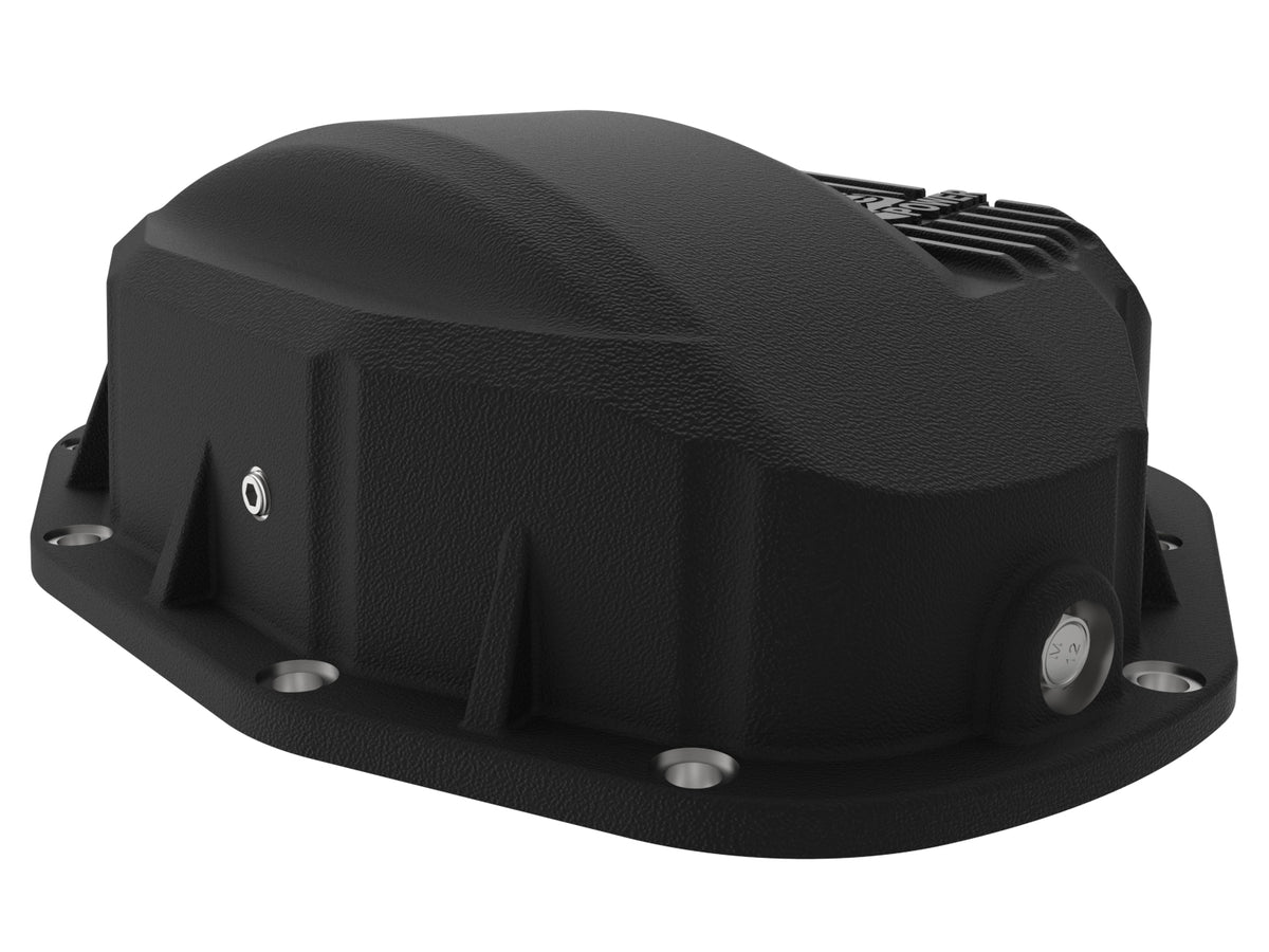 aFe Pro Series Rear Differential Cover Black w/ Machined Fins - Dodge/Ford 1994-2007