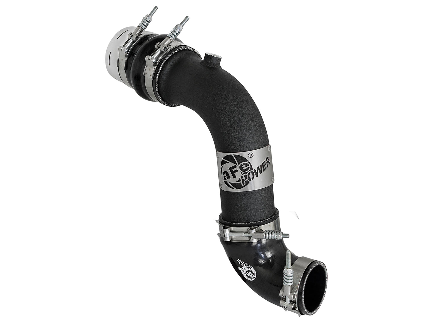 aFe BladeRunner 3 IN Aluminum Cold Charge Pipe Black - Ford 2017-2022 6.7L