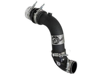 aFe BladeRunner 3 IN Aluminum Cold Charge Pipe Black - Ford 2017-2022 6.7L