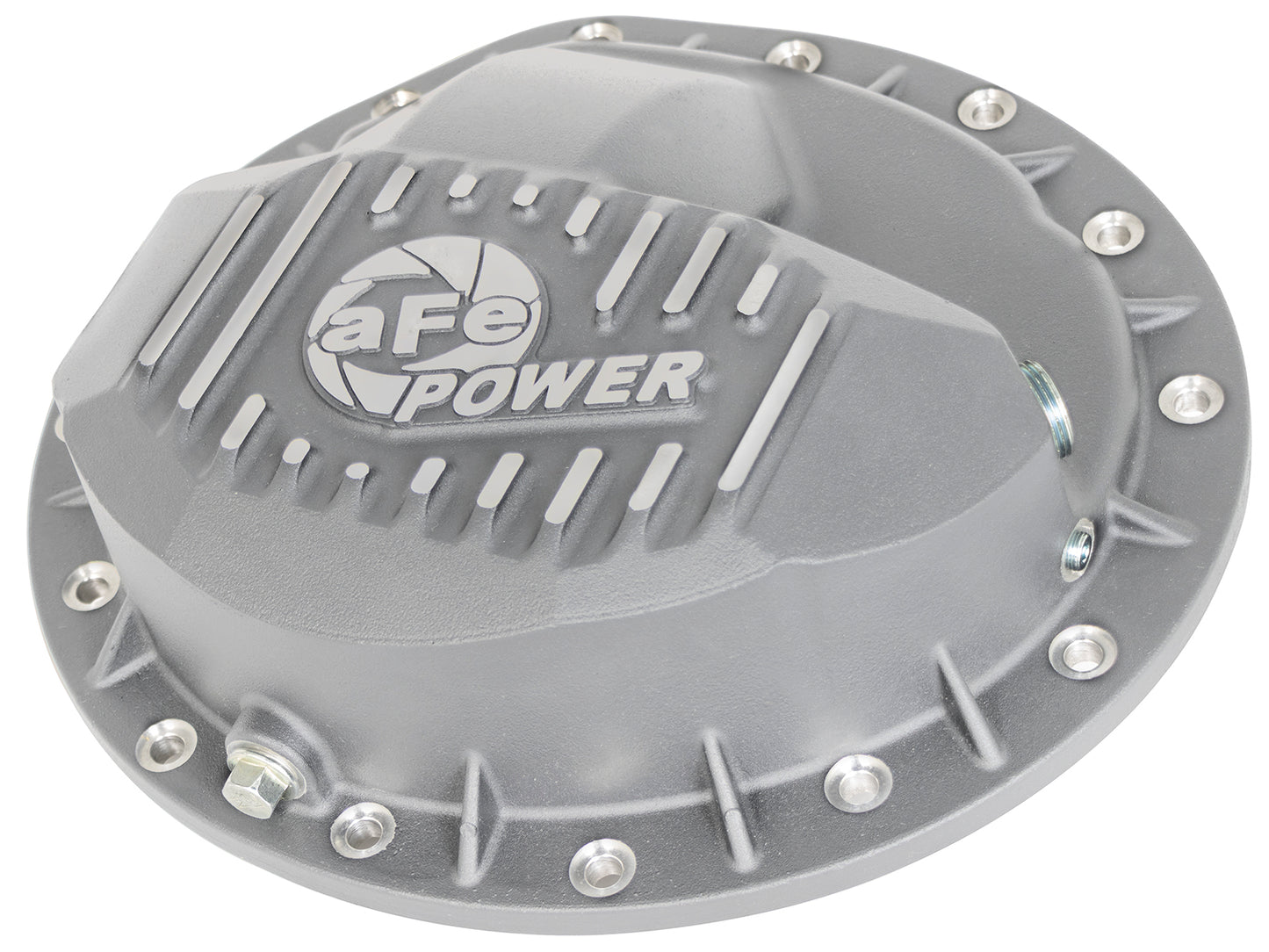 aFe Street Series Rear Differential Cover Raw w/ Machined Fins - Chevy/GMC 1999-2013