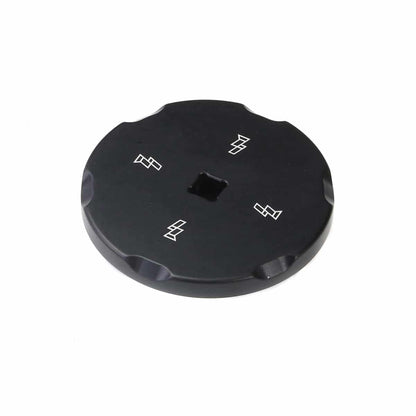 Industrial Injection Dodge Front CP3 Access Cover For Cummins Billet Black Anodized
