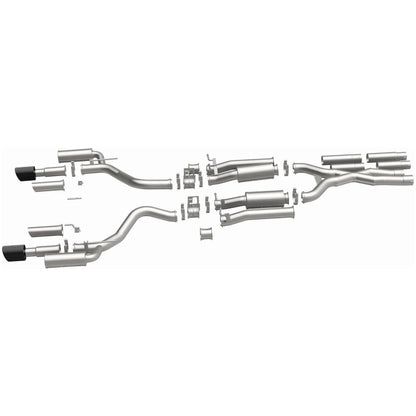 MagnaFlow xMOD Series Carbon Fiber Tips Cat-Back System 19496