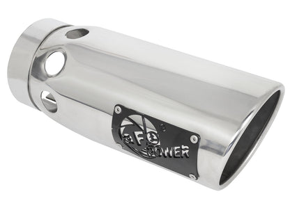 aFe Large Bore-HD 4 IN 409 Stainless Steel DPF-Back Exhaust System - Ford 2011-2014 6.7L