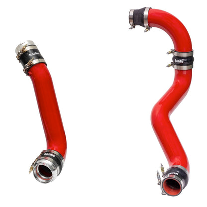 Banks Power Boost Tube Upgrade Kit Red powder-coated (Set) - Chevy/GMC 2020-2026 6.6L