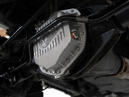 aFe Street Series Rear Differential Cover Raw w/ Machined Fins - Dodge/Ram 2003-2018