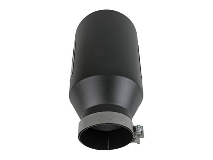 aFe MACH Force-Xp 409 Stainless Steel Clamp-on Exhaust Tip Black - 49T50801-B15