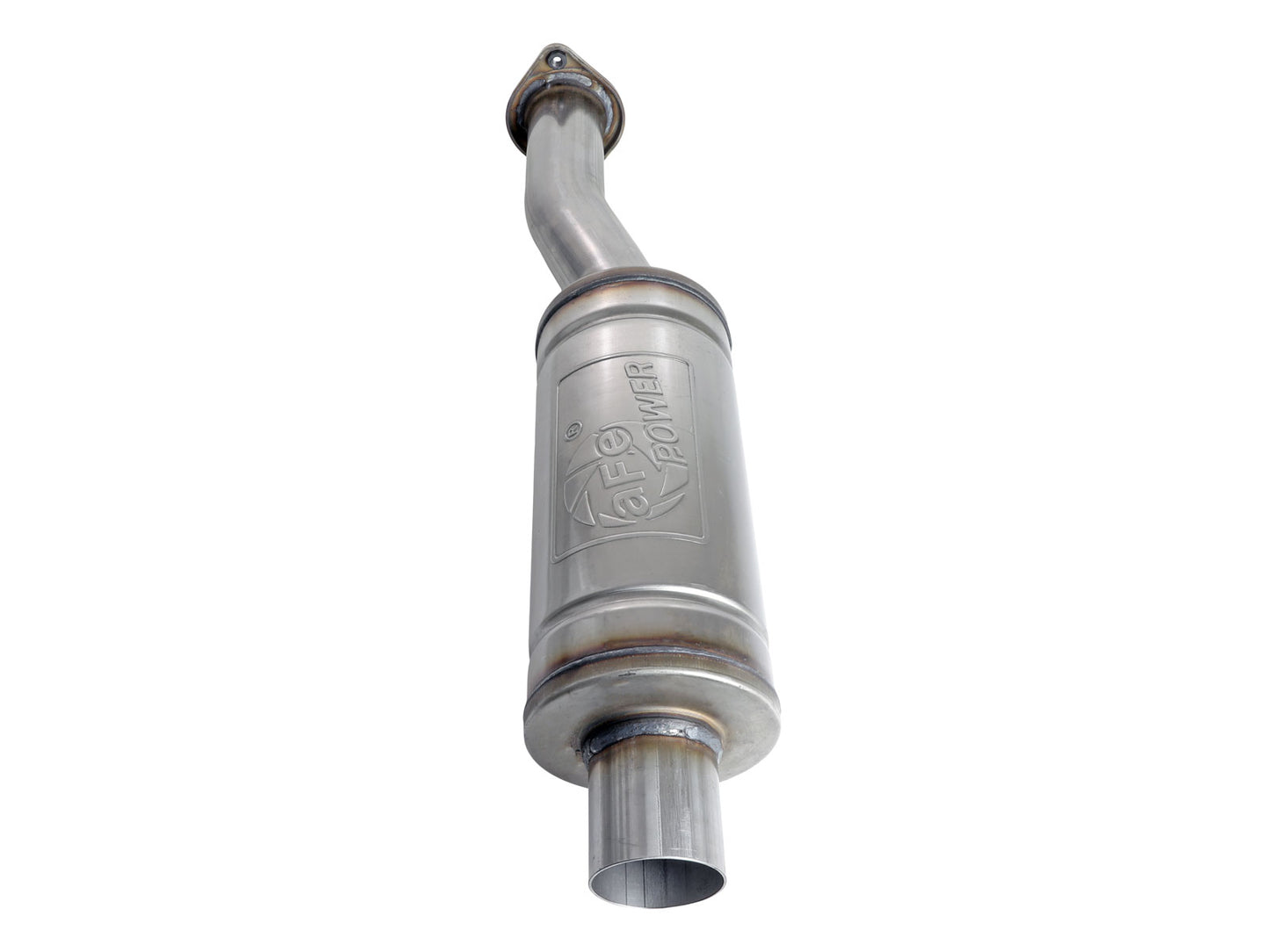 aFe Vulcan Series 409 Stainless Steel Resonator Upgrade Pipe - 49C43132
