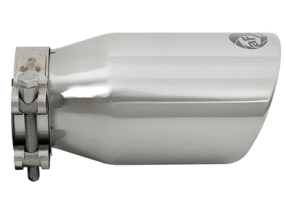 aFe MACH Force-Xp 304 Stainless Steel Clamp-on Exhaust Tip Polished - 49T25354-P07