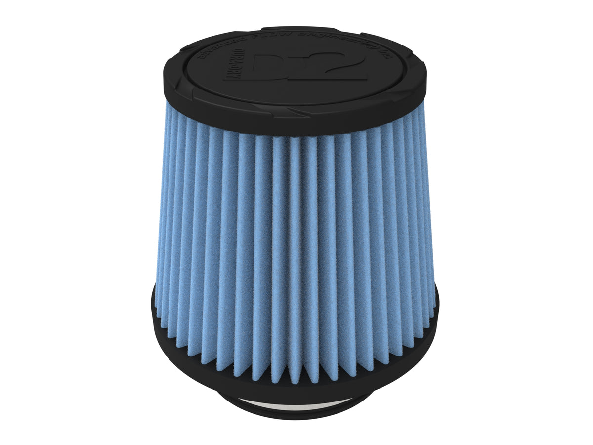 aFe Universal Clamp-On Air Filter w/ D2 Dura-Dry Media - 21-35009V