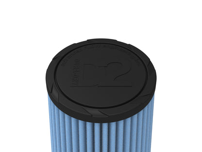 aFe Magnum FORCE Intake Replacement Air Filter w/ Dura-Dry Media - Flange Inside Diameter 3.5 in, Base Diameter 6 in