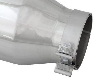 aFe MACH Force-Xp 304 Stainless Steel Clamp-on Exhaust Tip Polished - 49T40601-P15