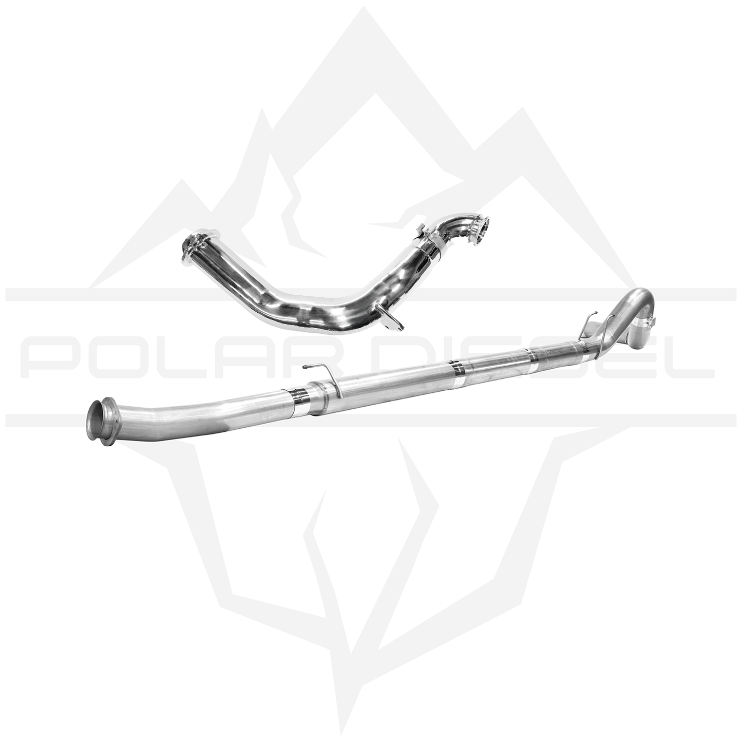 Polar 2023-2026 Ford Powerstroke 6.7L 304SS 5" Exhaust & Downpipe Package