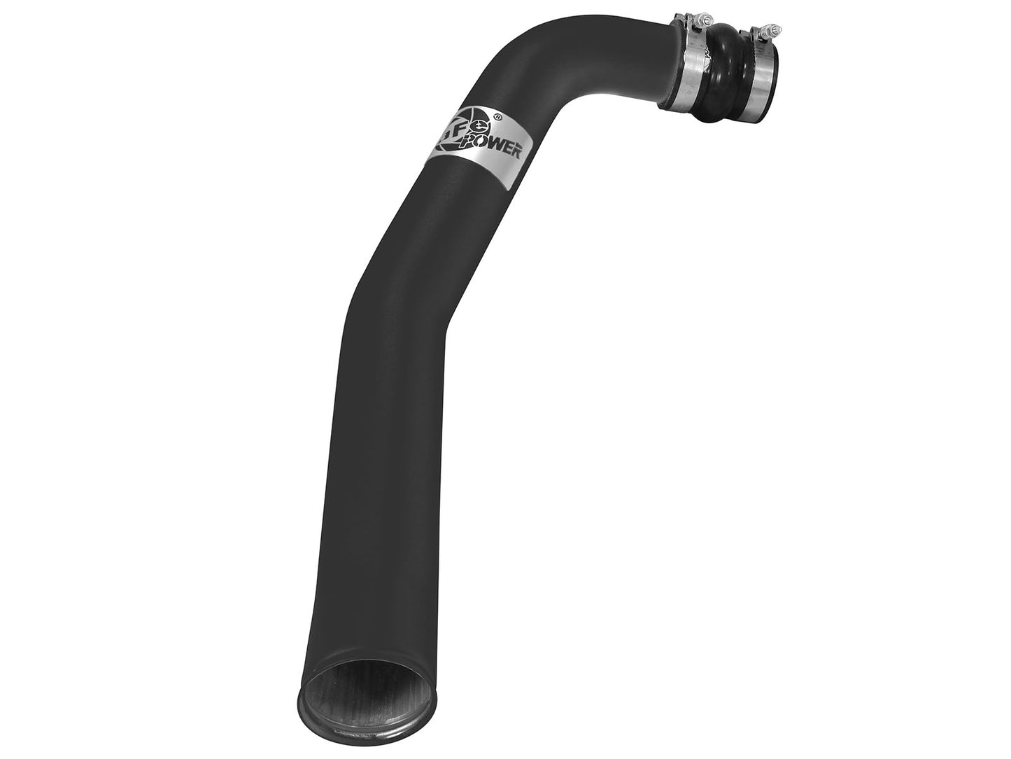 aFe BladeRunner 3 IN Aluminum Cold Charge Pipe Black - Ford 1999-2003 7.3L