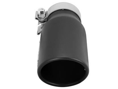 aFe MACH Force-Xp 409 Stainless Steel Clamp-on Exhaust Tip Black - 49T30401-B09