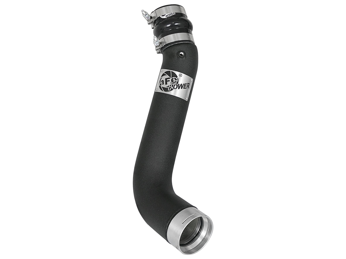 aFe BladeRunner 3 IN Aluminum Cold Charge Pipe Black - Chevy/GMC 2017-2019 6.6L