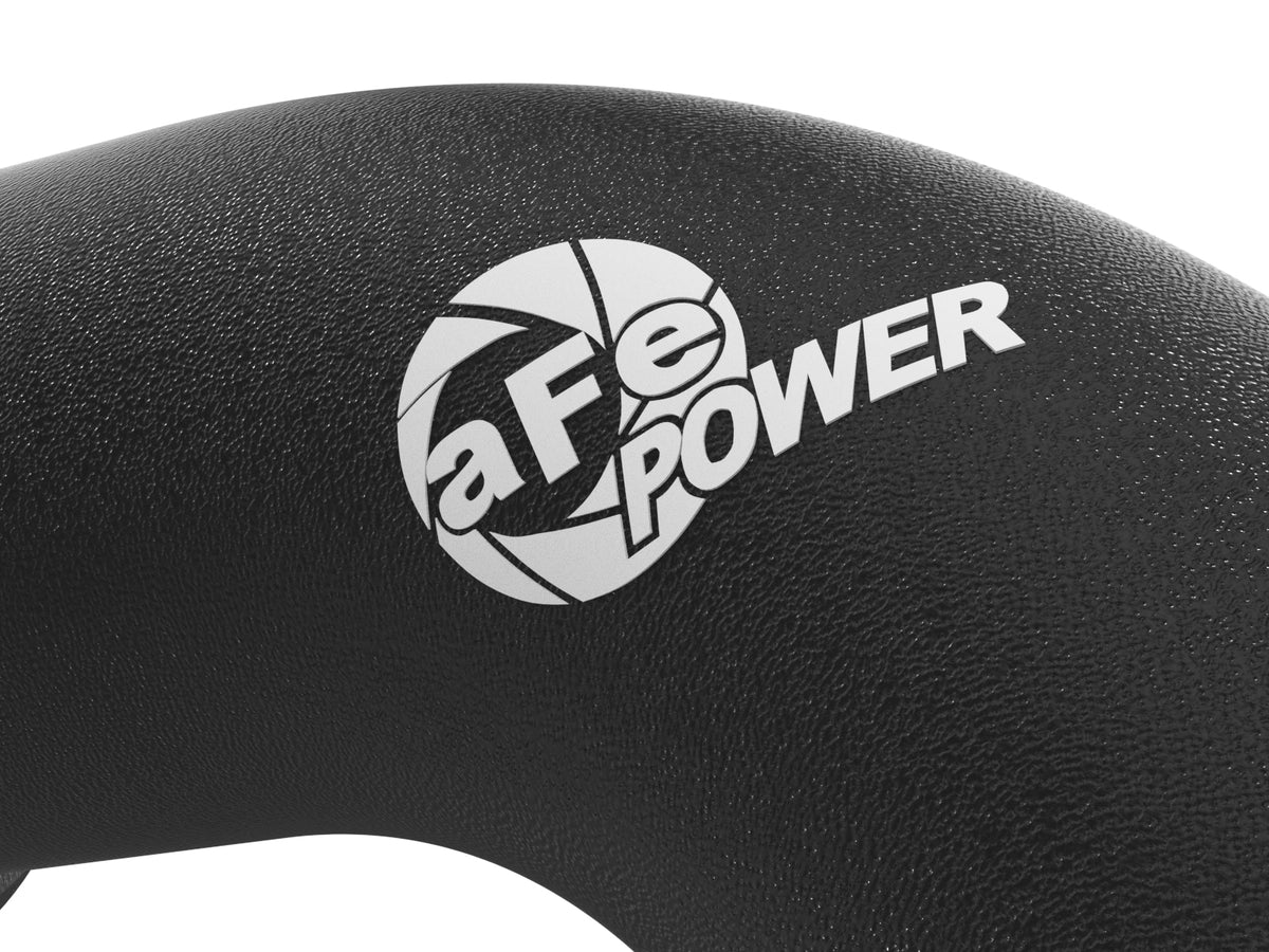 aFe BladeRunner 3 IN Aluminum Cold Charge Pipe Black - Ford 2023-2026 6.7L