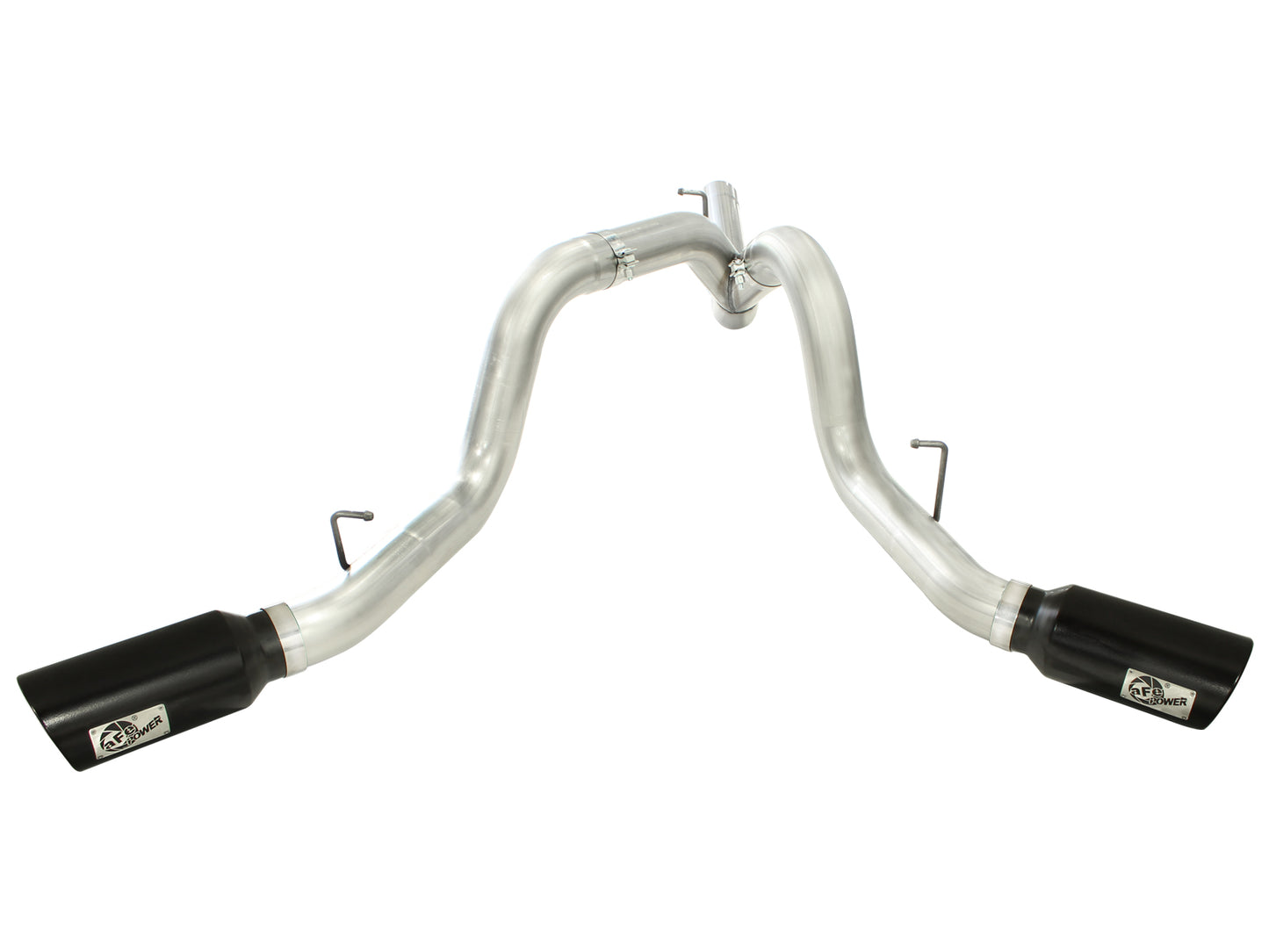 aFe ATLAS 4 IN Aluminized Steel DPF-Back Exhaust System w/Black Tip - Chevy/GMC 2011-2016 6.6L