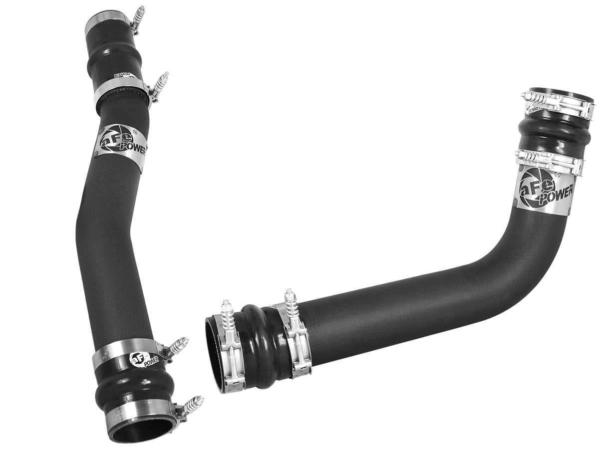 aFe BladeRunner 3 IN Aluminum Hot and Cold Charge Pipe Kit Black - Dodge 2003-2007 5.9L