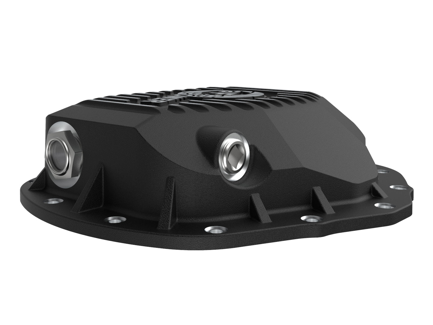 aFe Pro Series Rear Differential Cover Black w/ Machined Fins - Chevy/GMC 2020-2023 6.6L