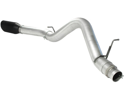 aFe ATLAS 5 IN Aluminized Steel DPF-Back Exhaust System w/Black Tip - Chevy/GMC 2011-2016 6.6L