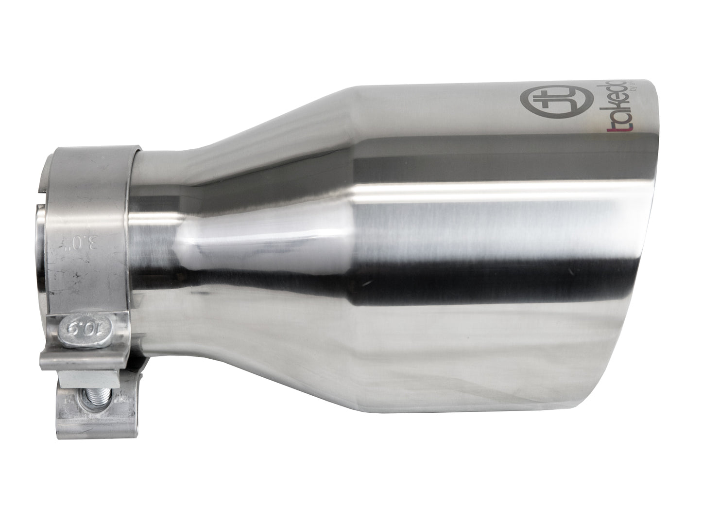 aFe Takeda 304 Stainless Steel Clamp-on Exhaust Tip Polished - 49T30504-P09