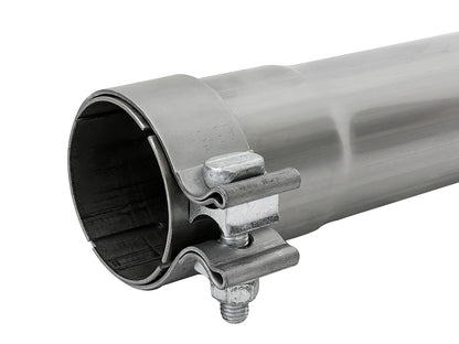 aFe MACH Force-Xp 2-1/2 IN 409 Stainless Steel Muffler Delete Pipe - Outlet Position Center, Overall Length 20 in