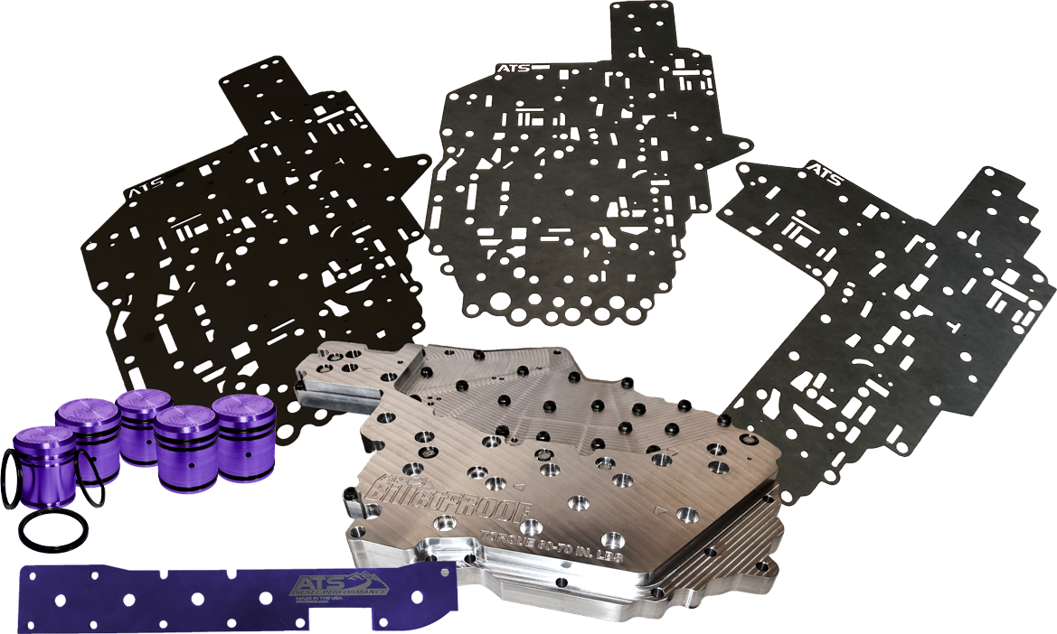 ATS 68Rfe Billet Channel Plate Kit Fits 2019+ 6.7L Cummins