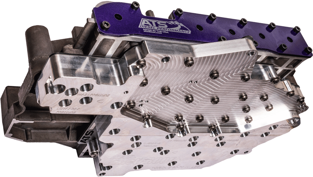 ATS 68Rfe Billet Channel Plate Valve Body Fits 2012-2018 6.7L Cummins With Solenoid Pack