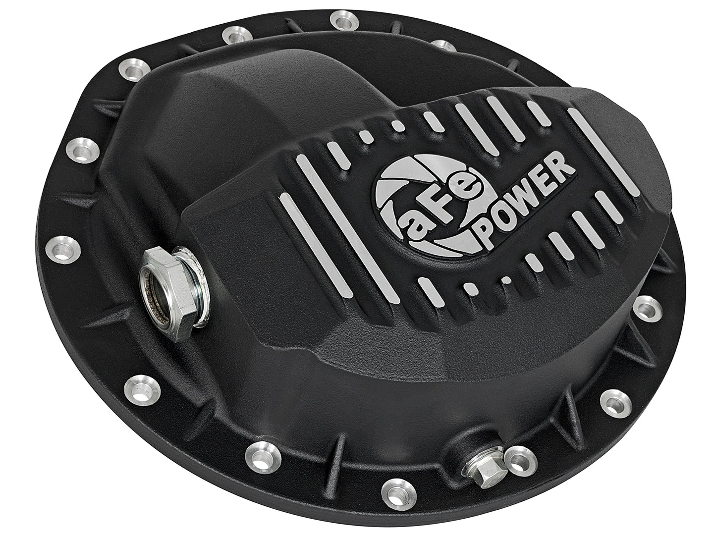 aFe Pro Series Front Differential Cover Black w/ Machined Fins - Dodge/Ram 2003-2013 5.9L/6.7L