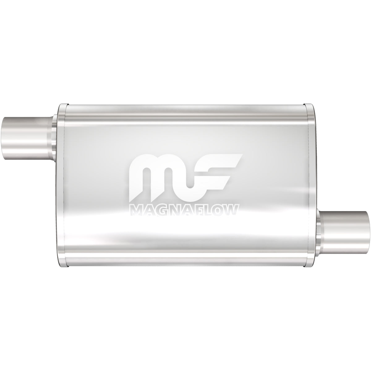 MagnaFlow 2.25 in/2.25 in Offset/Offset; 4 in x 18 in x 9 in Body Muffler 11265