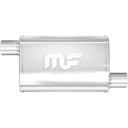 MagnaFlow 2.25 in/2.25 in Offset/Offset; 4 in x 18 in x 9 in Body Muffler 11265