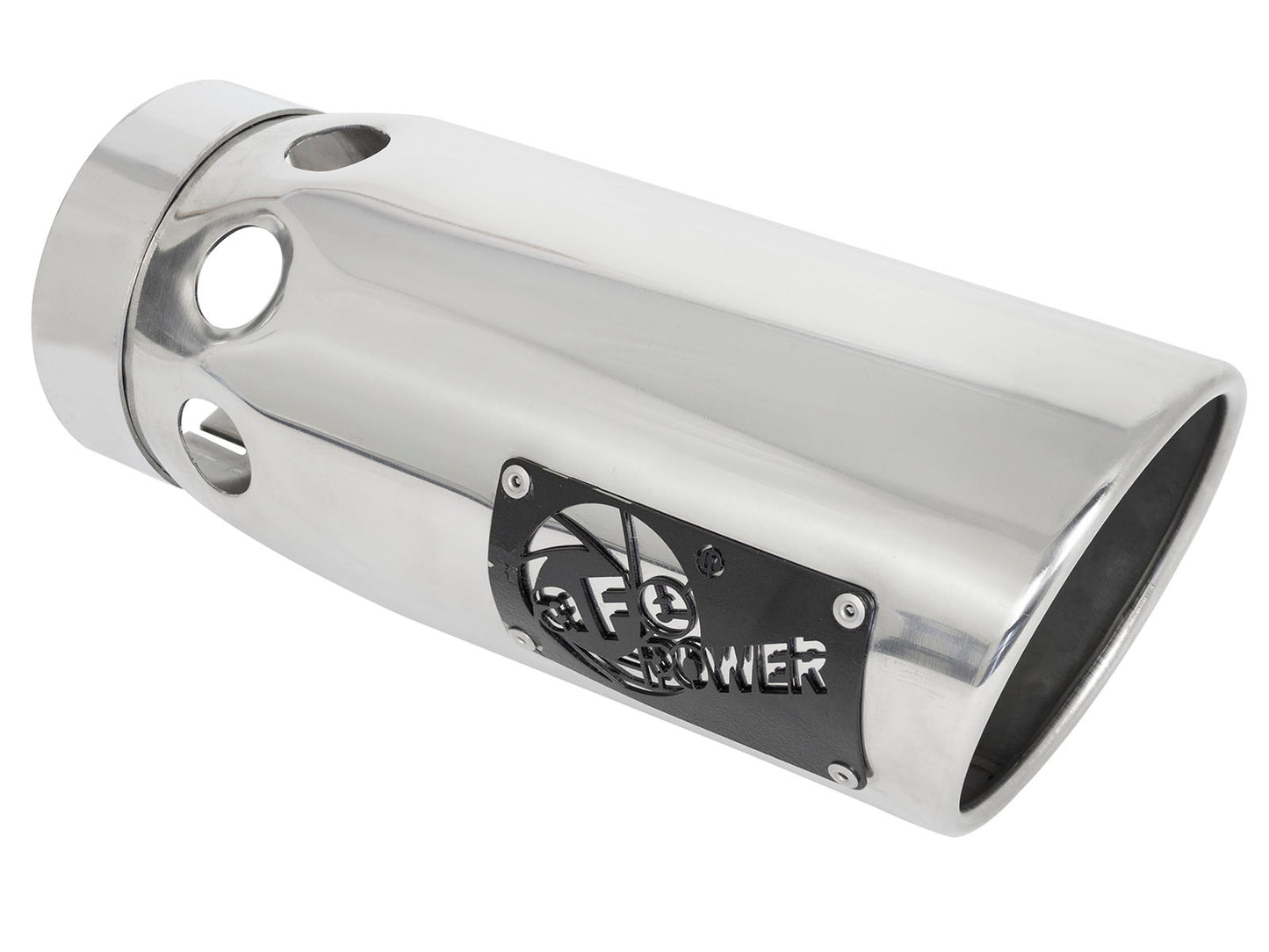 aFe MACH Force-Xp 304 Stainless Steel Intercooled Clamp-on Exhaust Tip Polished - 49T40501-P121