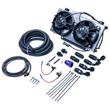 ATS Universal Transmission Cooler Kit, 19 Row w/ Dual Fan 1/2 Inch Lines