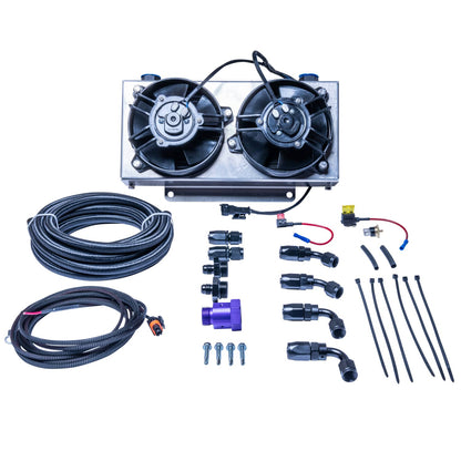 ATS Universal Transmission Cooler Kit, 19 Row w/ Dual Fan 3/8 Inch Lines