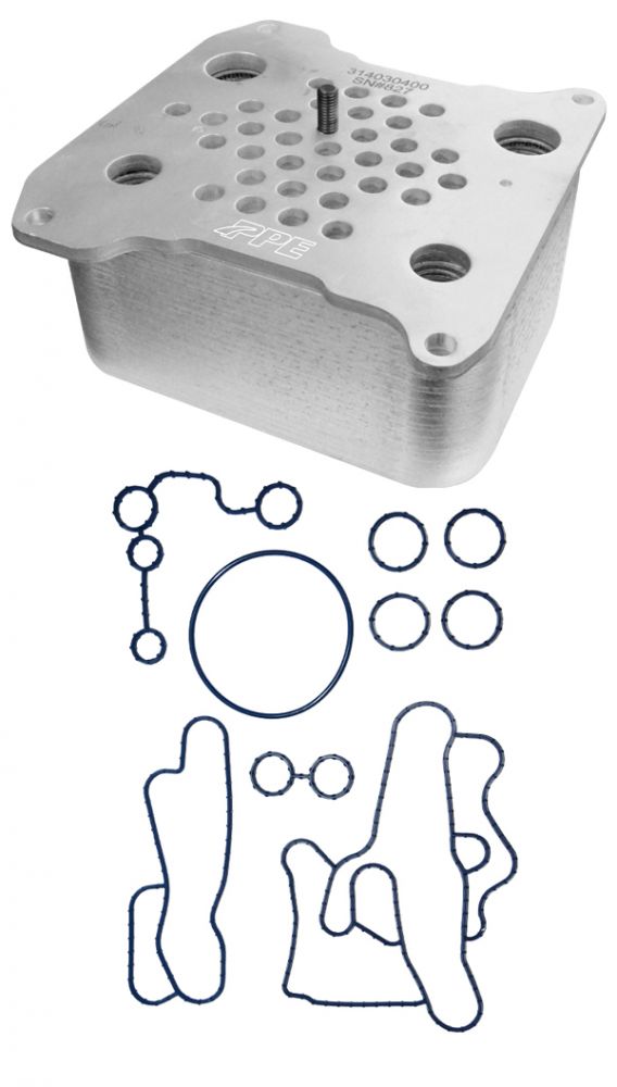 PPE Oil Cooler W/ Gasket Kit Ford 6.4L 07.5-10