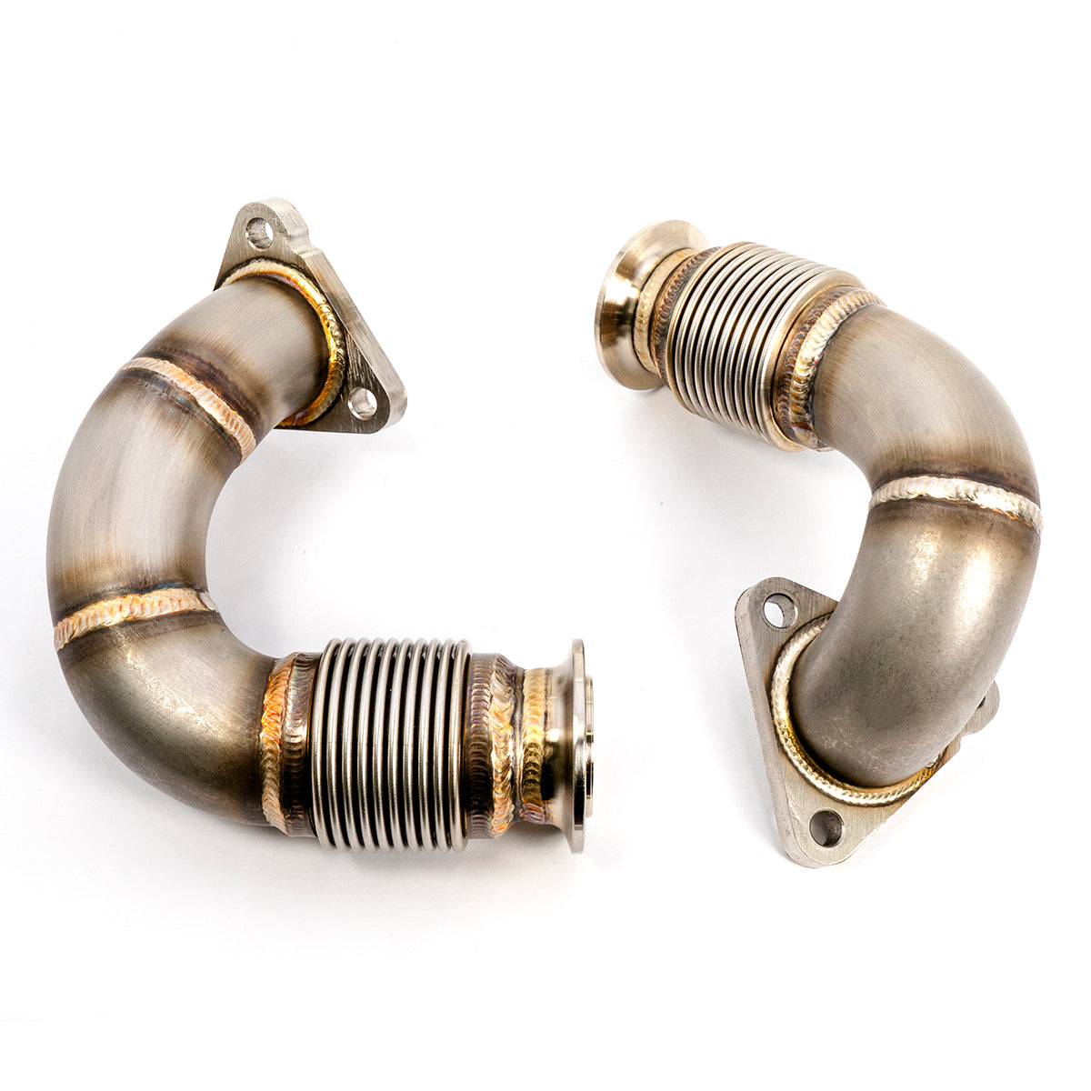 PPE 11-14 Pickup/11-16 Chassis Cab Ford 6.7L Power Stroke High-Flow Up-Pipes-Stainless Steel