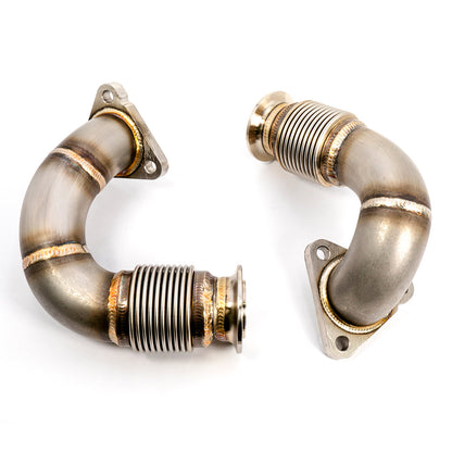 PPE 11-14 Pickup/11-16 Chassis Cab Ford 6.7L Power Stroke High-Flow Up-Pipes-Stainless Steel
