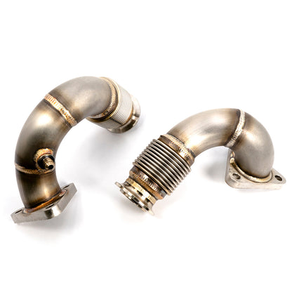 PPE 11-14 Pickup/11-16 Chassis Cab Ford 6.7L Power Stroke High-Flow Up-Pipes-Stainless Steel