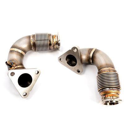 PPE 11-14 Pickup/11-16 Chassis Cab Ford 6.7L Power Stroke High-Flow Up-Pipes-Stainless Steel