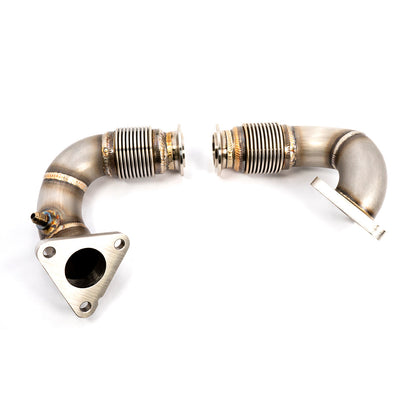 PPE 11-14 Pickup/11-16 Chassis Cab Ford 6.7L Power Stroke High-Flow Up-Pipes-Stainless Steel