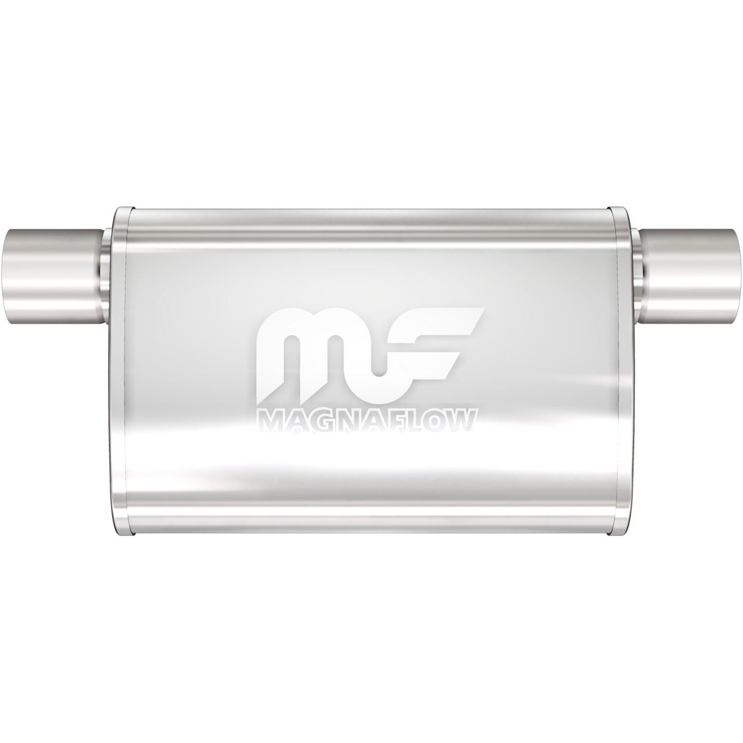MagnaFlow 2.5 in/2.5 in Offset/Offset Same Side; 4 in x 11 in x 9 in Body Muffler 11376