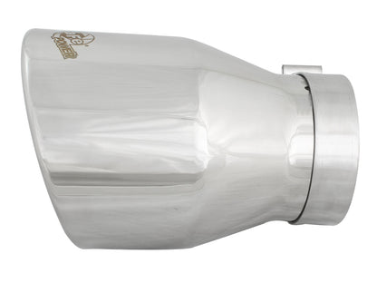 aFe MACH Force-Xp 304 Stainless Steel Clamp-on Exhaust Tip Polished - 49T40604-P09