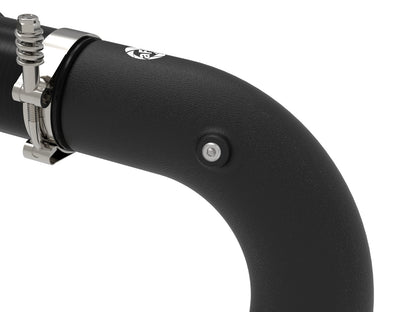 aFe BladeRunner 2-1/2 IN to 3 IN Aluminum Hot-Side Charge Pipe Black