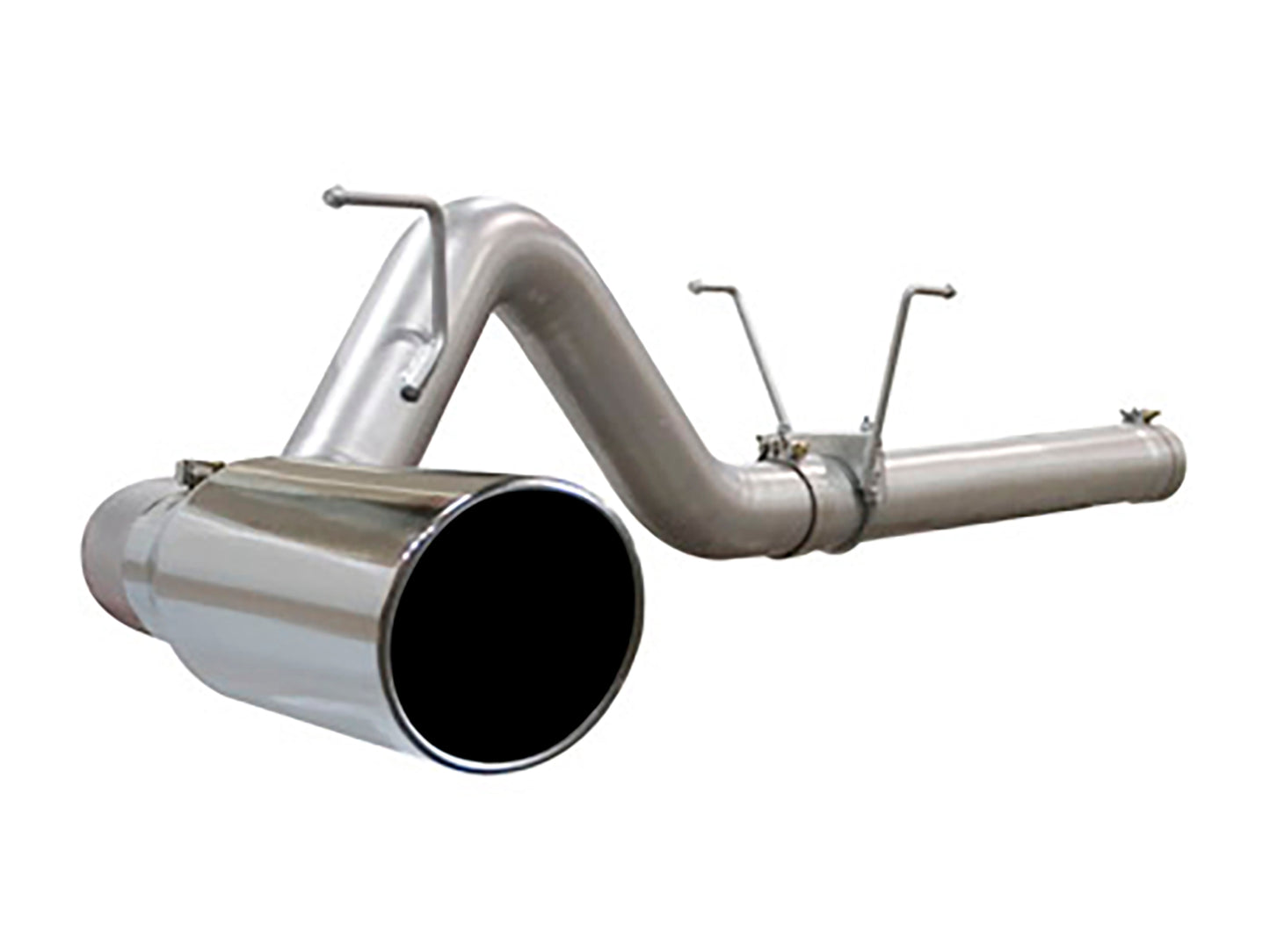 aFe Large Bore-HD 4 IN 409 Stainless Steel DPF-Back Exhaust System - Dodge/Ram 2007-2012 6.7L