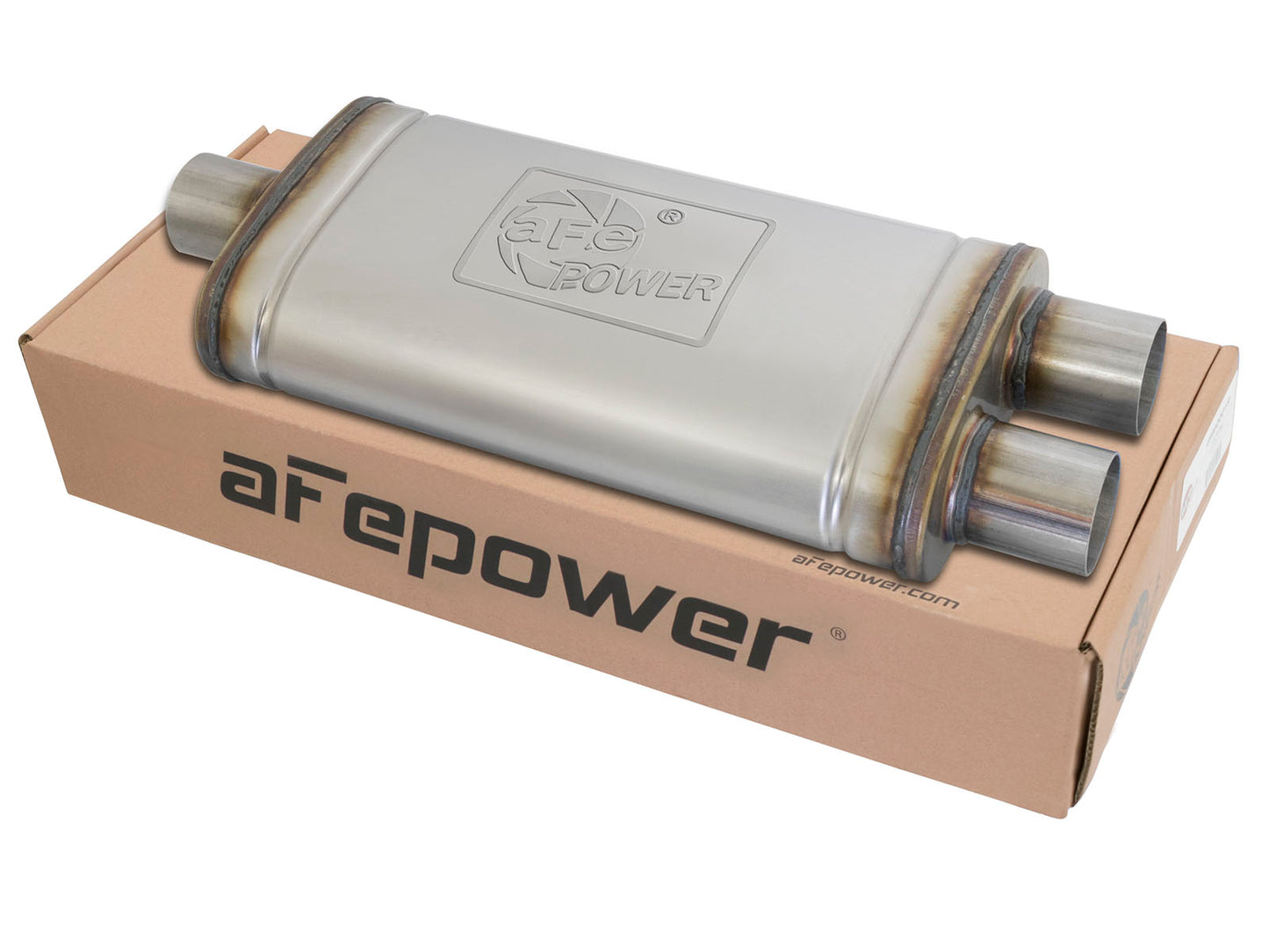 aFe MACH Force-Xp 409 Stainless Steel Pass-Through Muffler - 49M00009